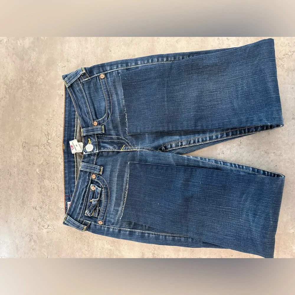 True Religion Dark Blue Skinny Jeans Y2K style | Size 29 - Picture 5 of 9